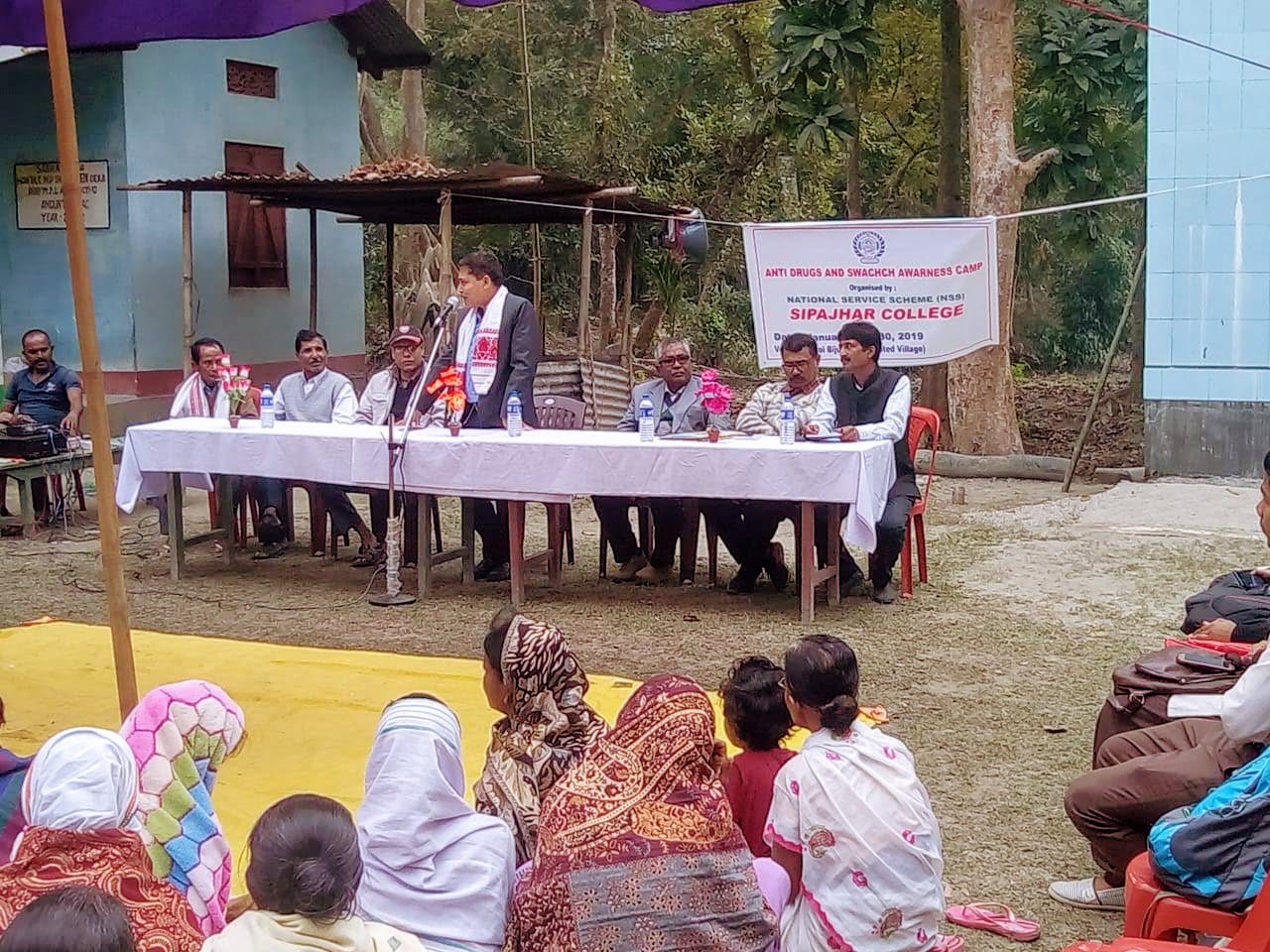 Anti-drug and swachch awareness camp January 29-30, 2019