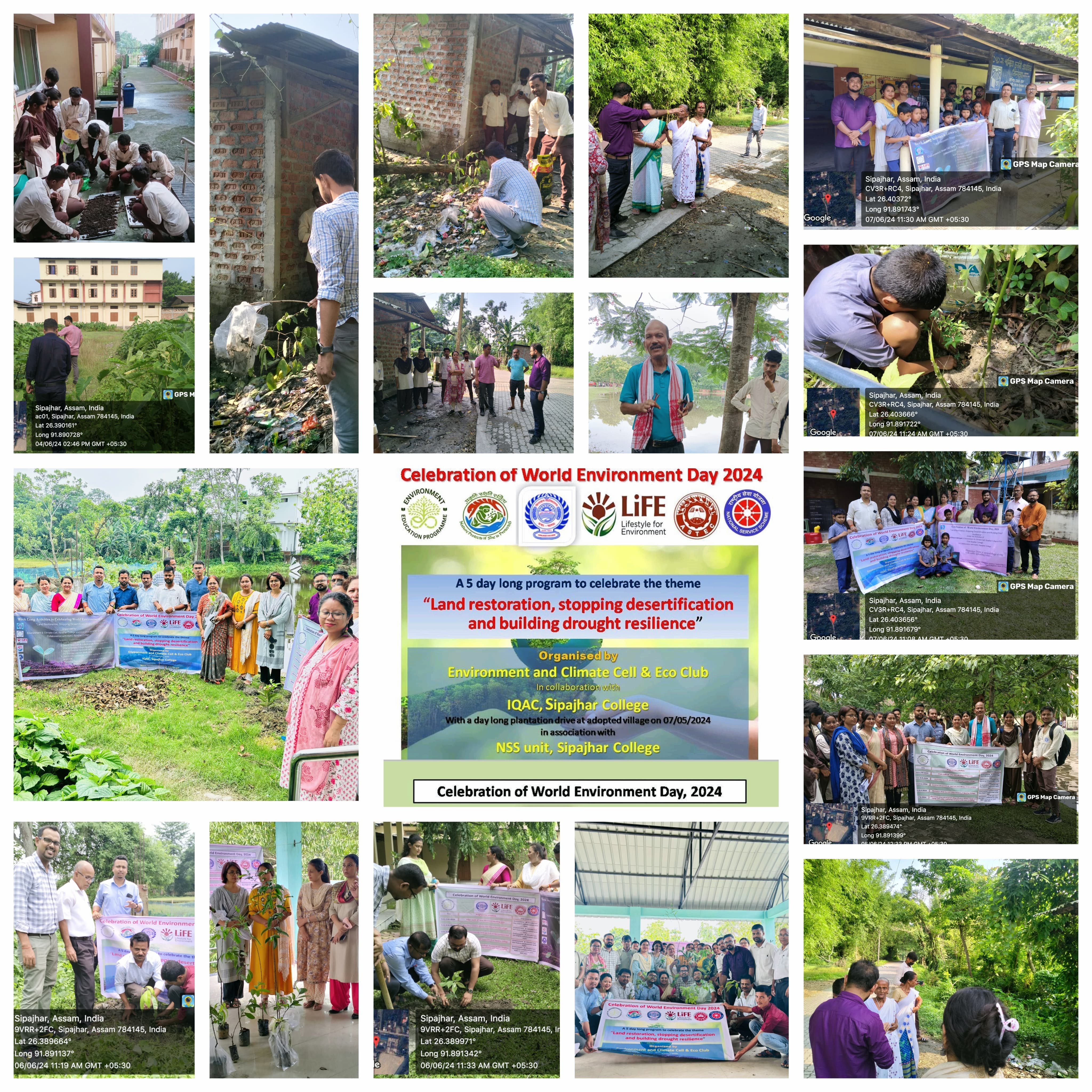 5-day-long Celebration of World Environment Day, June 3–7, 2024