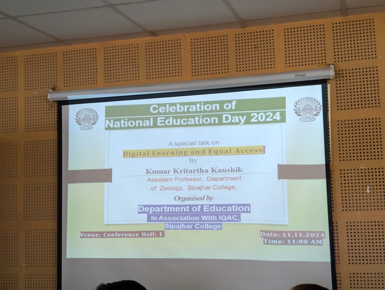 National Education Day-11/11/2024