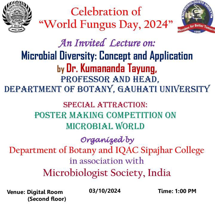 World Fungus Day-03/10/2024