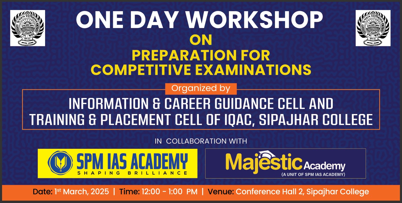One Day Workshop on Preparation for Competitive Examinations-01/03/2025